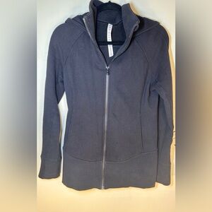 Lululemon Women's Hooded Radiant Jacket Full Zip Black Size 8 339CL066